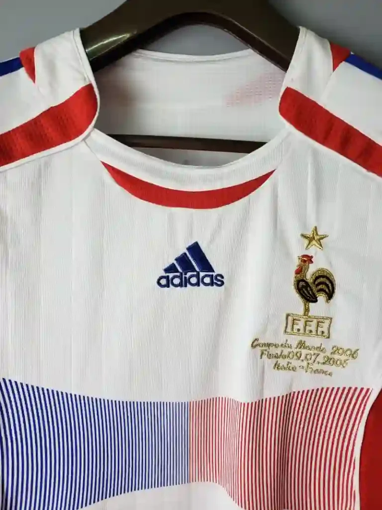 Retro 2006 France Soccer Jersey Away - Image 4