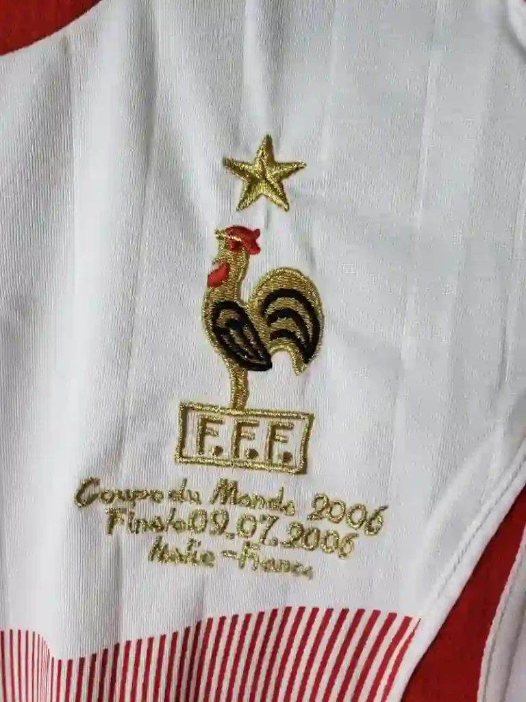 Retro 2006 France Soccer Jersey Away - Image 2
