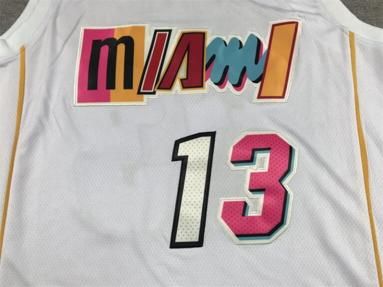 2022-23 Miami Heat Bam Adebayo #13 White City Edition Jersey - Image 2