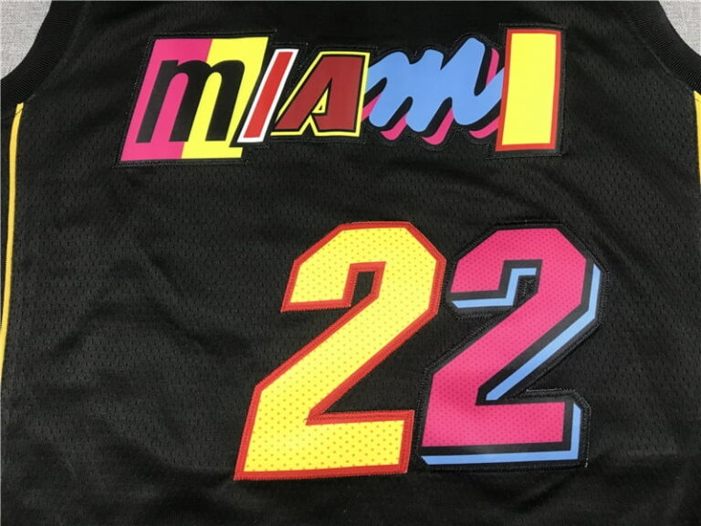 2022-23 Miami Heat Jimmy Butler #22 Black City Edition Jersey - Image 2