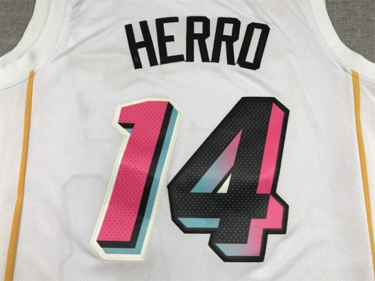 2022-23 Miami Heat Tyler Herro #14 White City Edition Jersey - Image 3