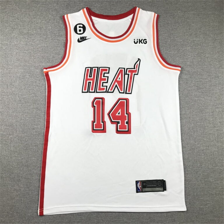 2022-23 Miami Heat Tyler Herro #14 White Vintage Jersey