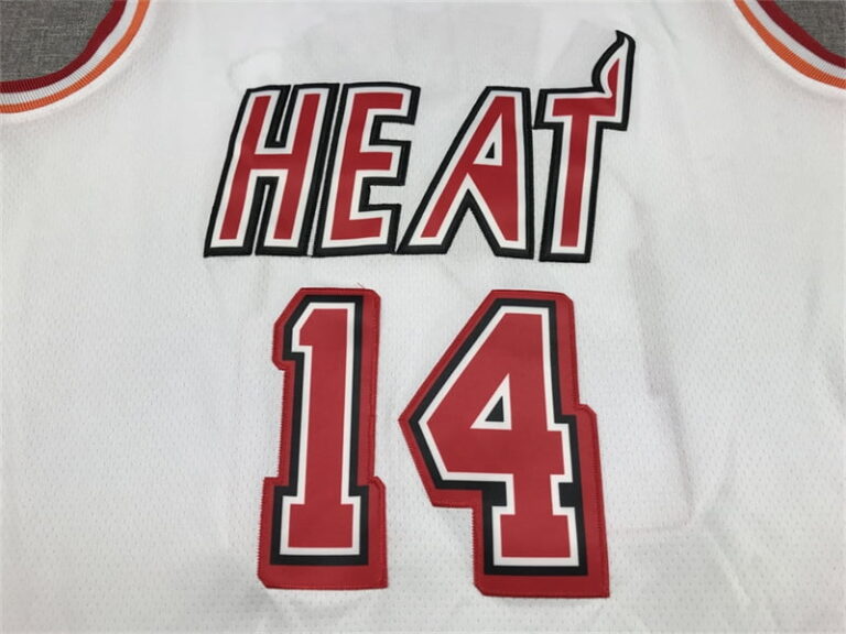 2022-23 Miami Heat Tyler Herro #14 White Vintage Jersey - Image 2