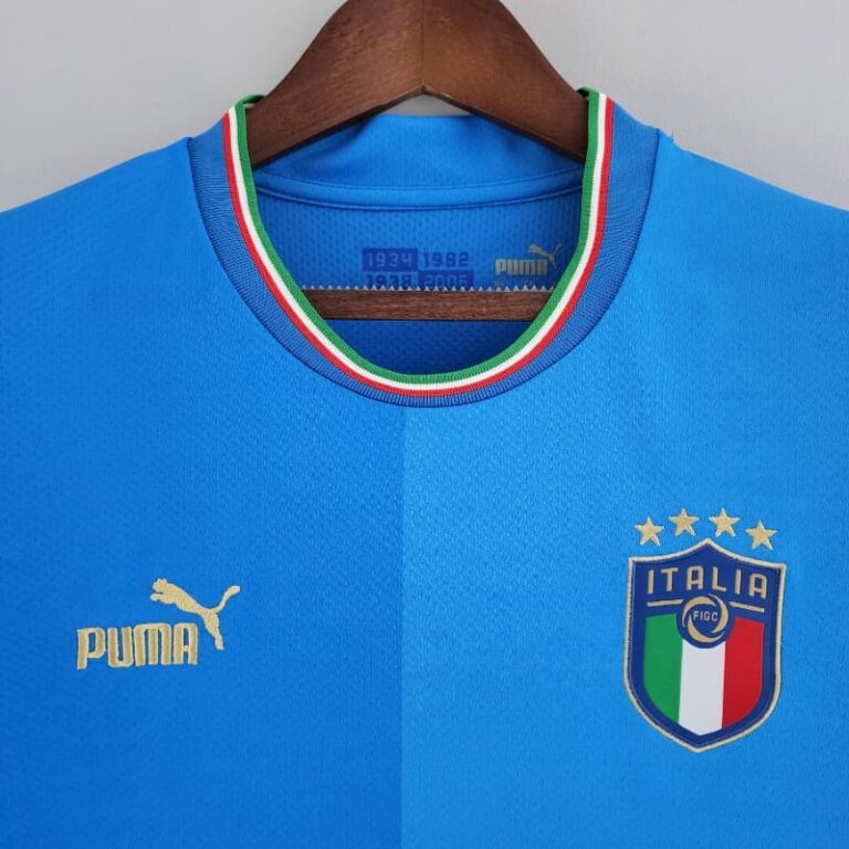 2022 Fans Version Italy Soccer Jersey Home - Image 4