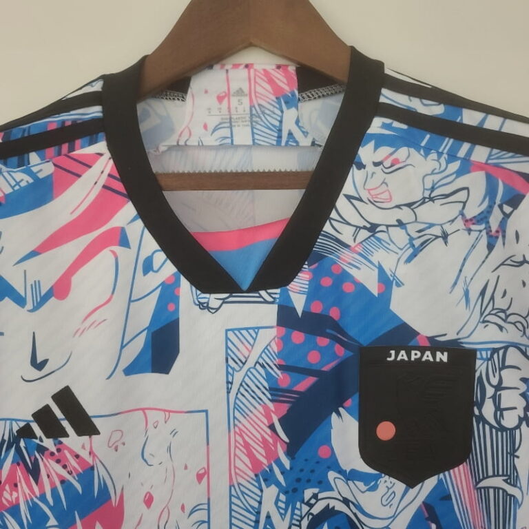 2022 Japan Anime White soccer Jersey - Image 4