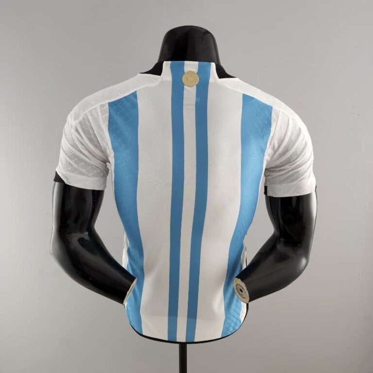 2022 Player Version Argentina Three Star Jersey Home - Image 4