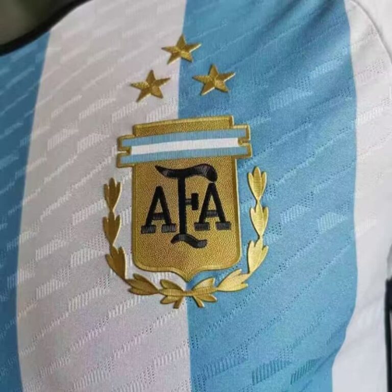 2022 Player Version Argentina Three Star Jersey Home - Image 3