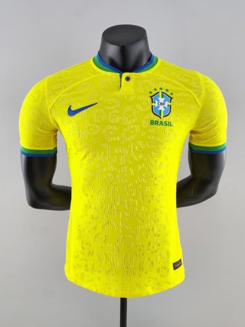 2022 Player Version Brazil World Cup Jersey Home
