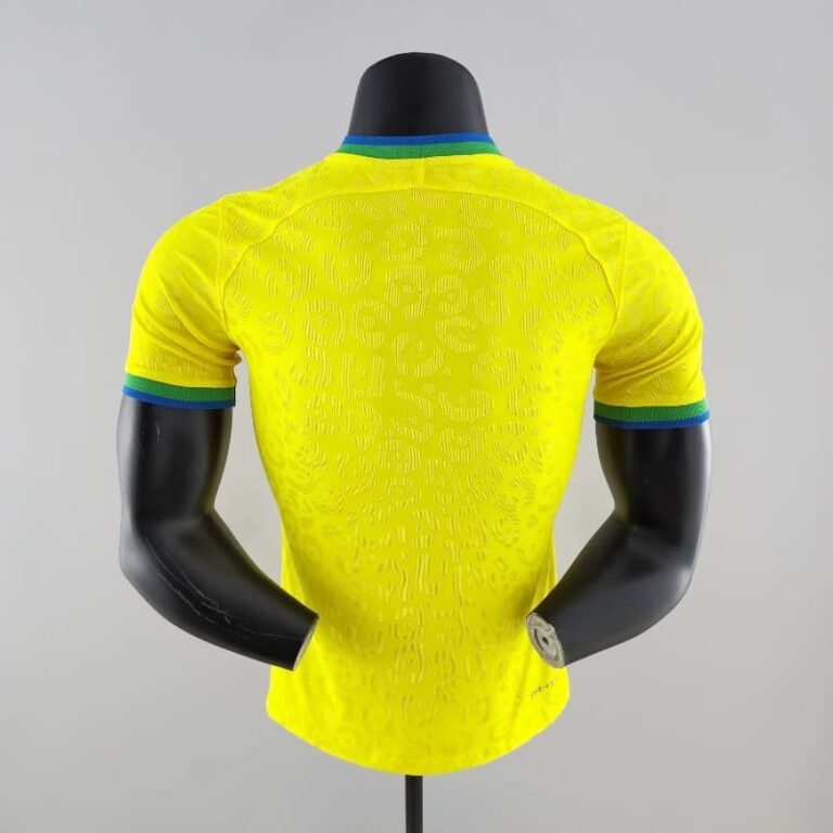 2022 Player Version Brazil World Cup Jersey Home - Image 4