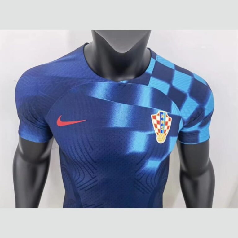 2022 Player Version Croatia Soccer Jersey Away - Image 5