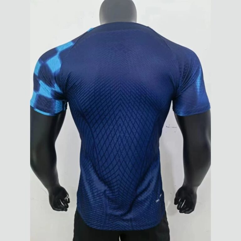 2022 Player Version Croatia Soccer Jersey Away - Image 3