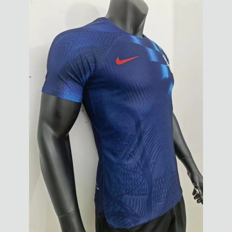 2022 Player Version Croatia Soccer Jersey Away - Image 4
