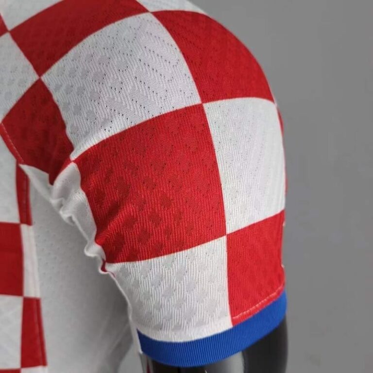 2022 Player Version Croatia Soccer Jersey Home - Image 5