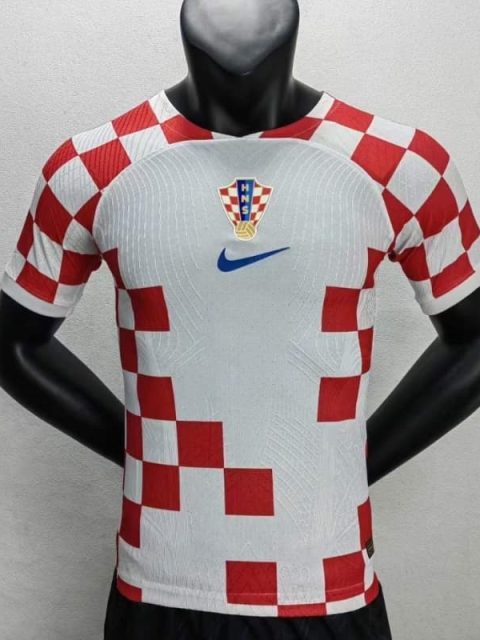 2022 Player Version Croatia Soccer Jersey Home