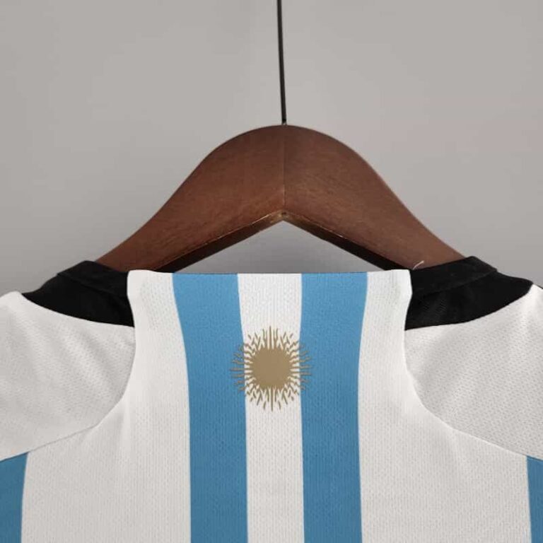 2022 World Cup Argentina Soccer Jersey Home - Image 6