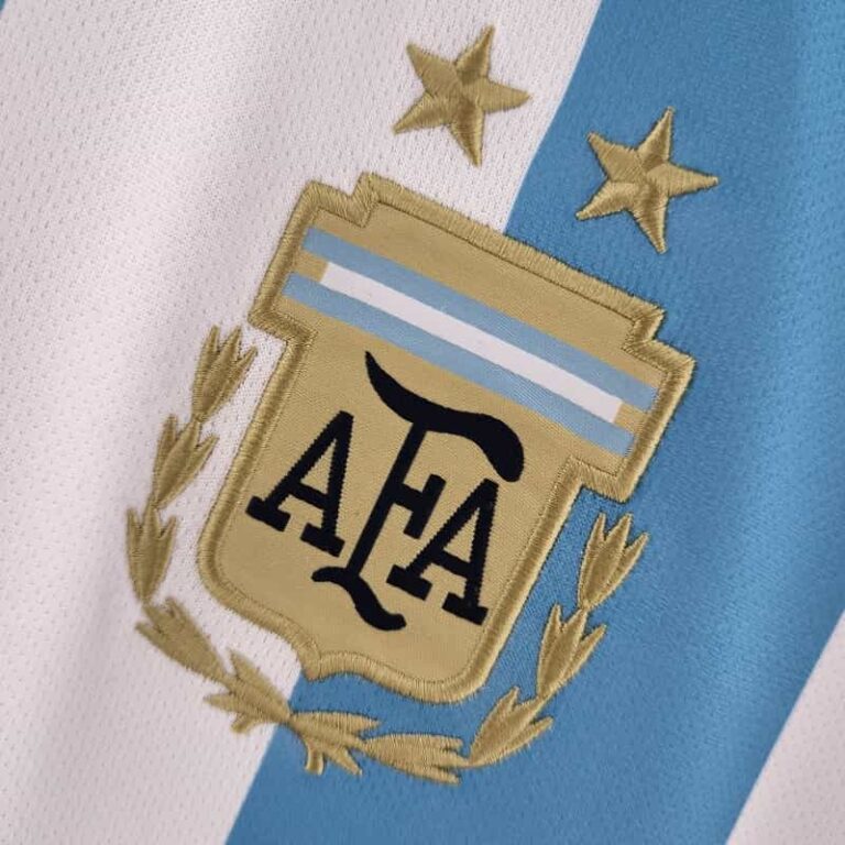 2022 World Cup Argentina Soccer Jersey Home - Image 9