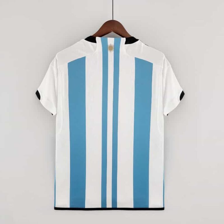 2022 World Cup Argentina Soccer Jersey Home - Image 4