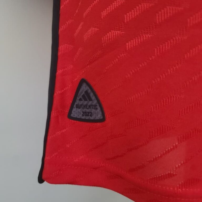 2022 World Cup Player Version Belgium Soccer Jersey Home - Image 7