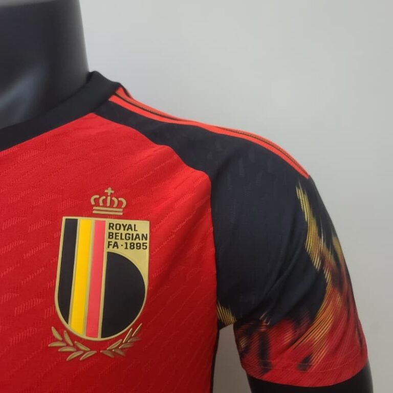 2022 World Cup Player Version Belgium Soccer Jersey Home - Image 6
