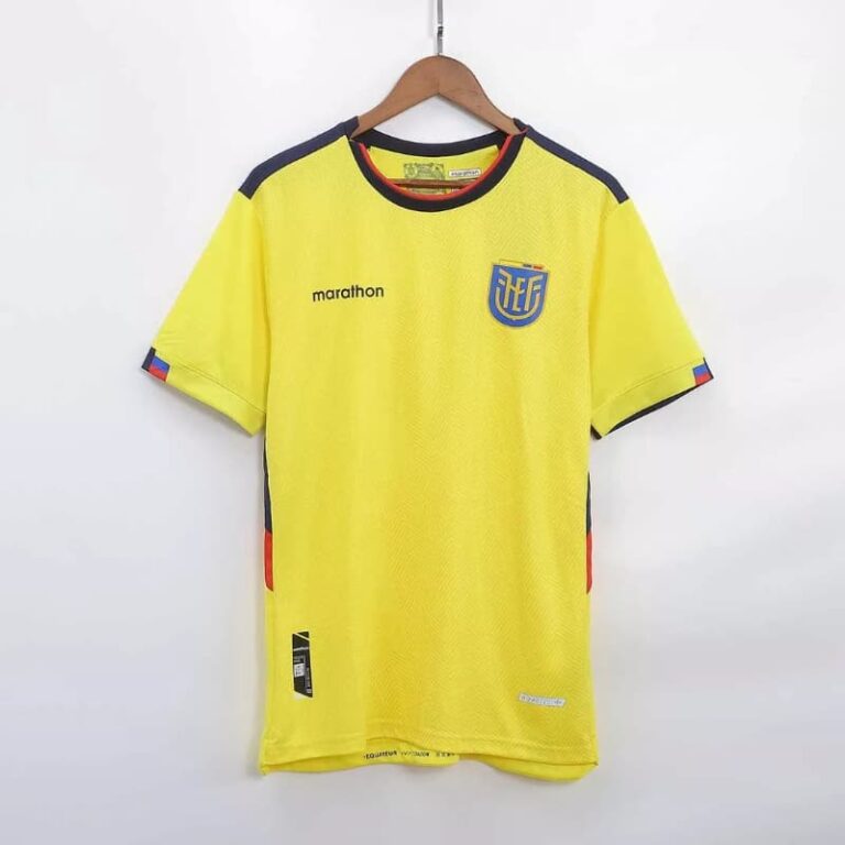 2022 World Cup Ecuador Soccer Jersey Home