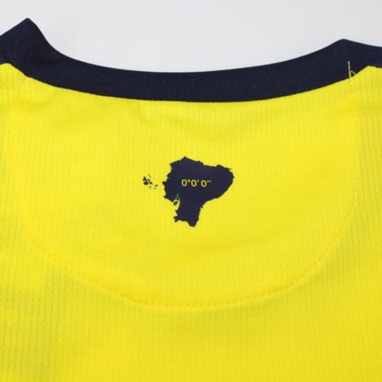 2022 World Cup Ecuador Soccer Jersey Home - Image 11