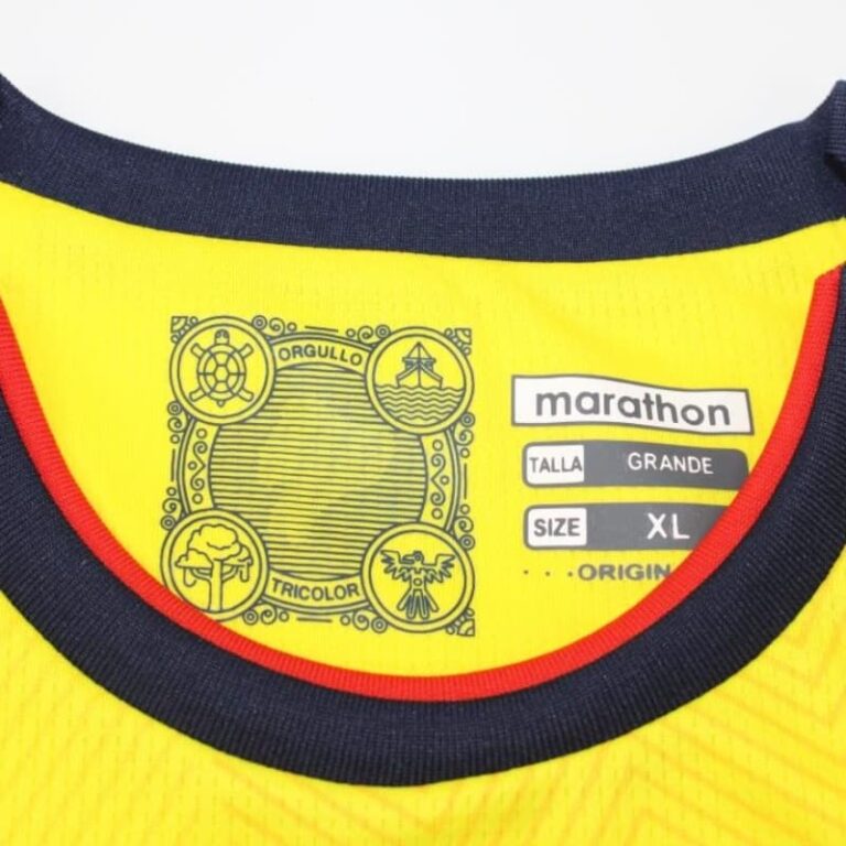 2022 World Cup Ecuador Soccer Jersey Home - Image 8