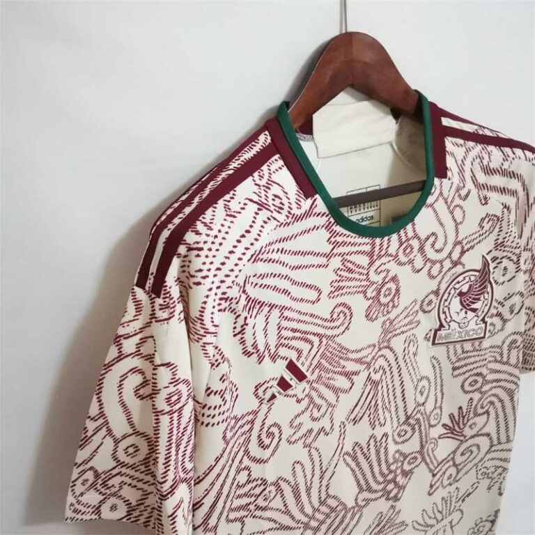 2022 World Cup Mexico Soccer Jersey Away - Image 9