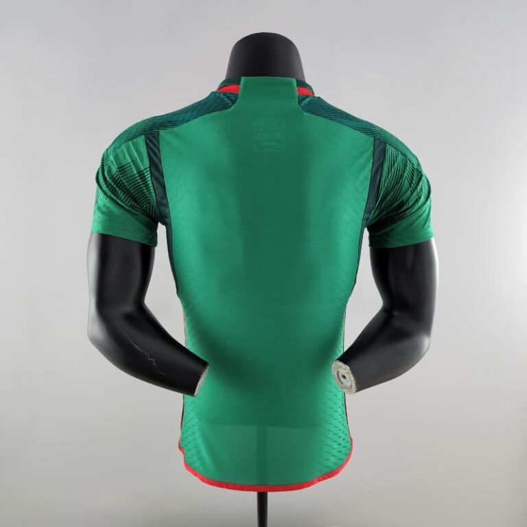 2022 World Cup Mexico Soccer Jersey Player Version Home - Image 8