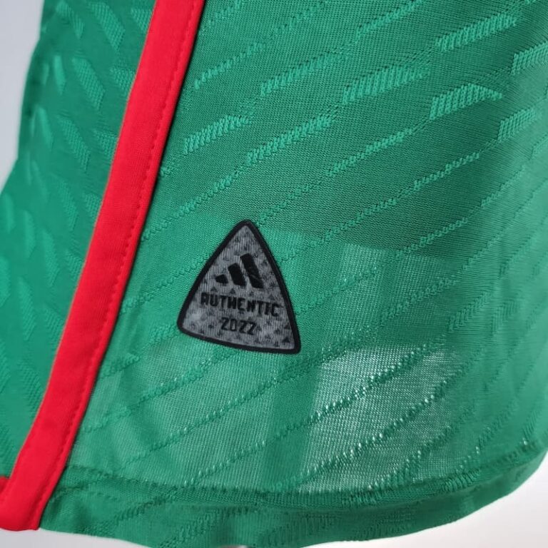 2022 World Cup Mexico Soccer Jersey Player Version Home - Image 10