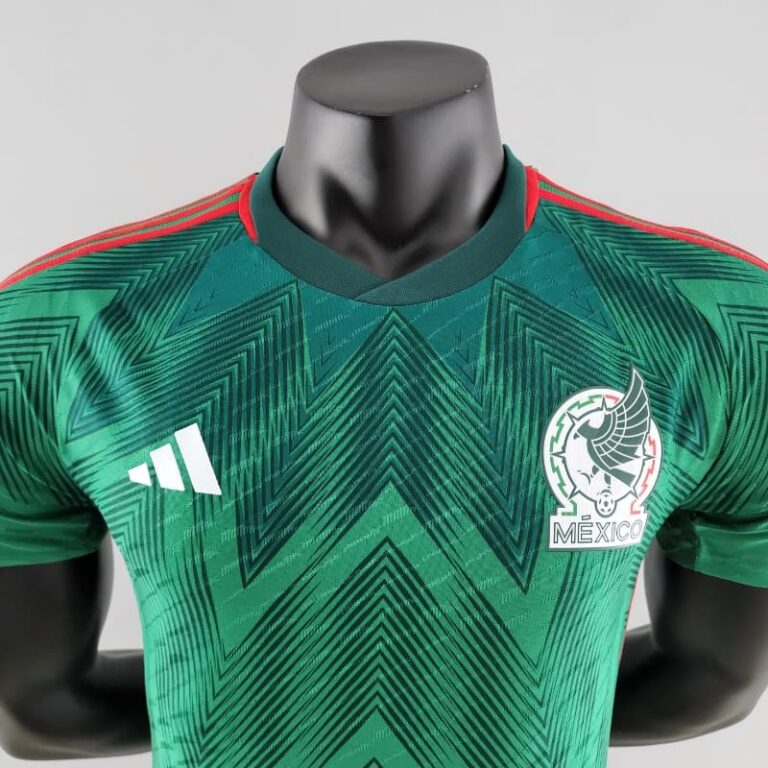 2022 World Cup Mexico Soccer Jersey Player Version Home - Image 2