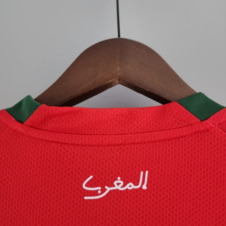 2022 World Cup Morocco Soccer Jersey Home - Image 5