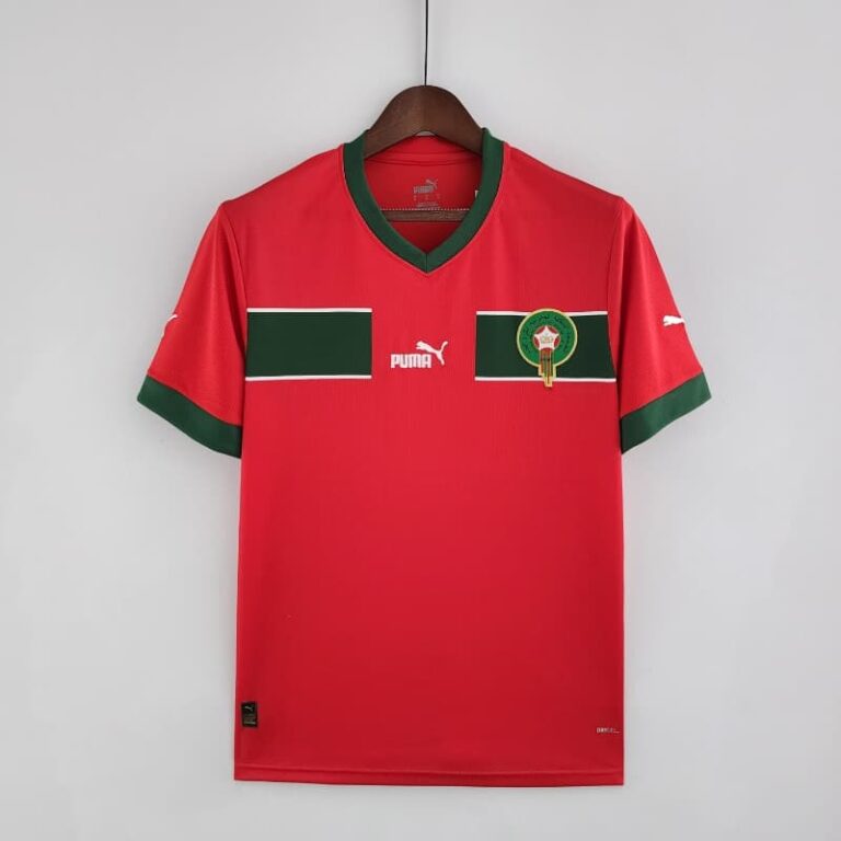 2022 World Cup Morocco Soccer Jersey Home