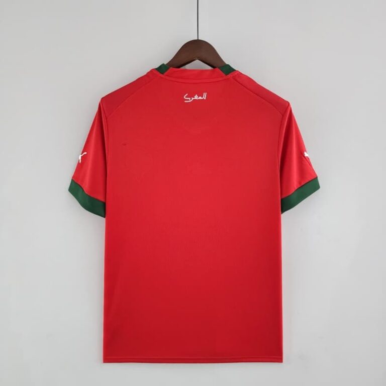 2022 World Cup Morocco Soccer Jersey Home - Image 3