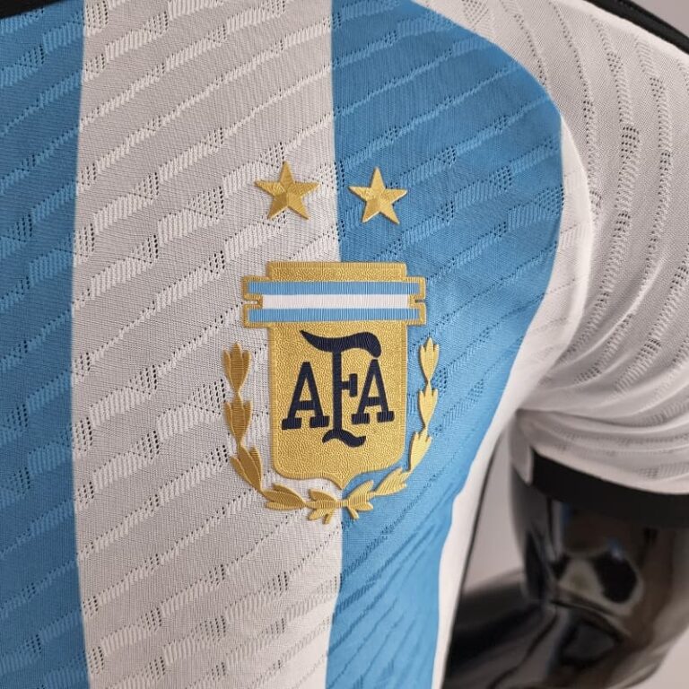 2022 World Cup Player Version Argentina Soccer Jersey home - Image 9