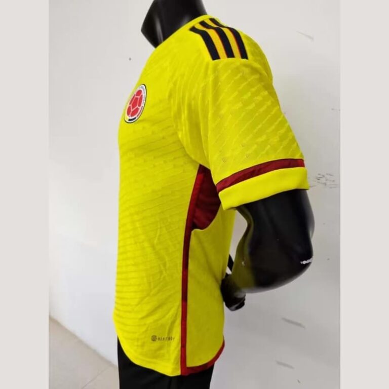 2022 World Cup Player Version Colombia Soccer Jersey Home - Image 7