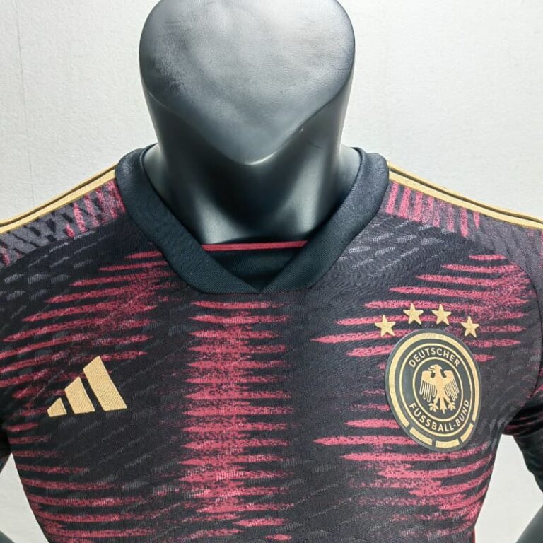 2022 World Cup Player Version Germany Soccer Jersey Away - Image 8