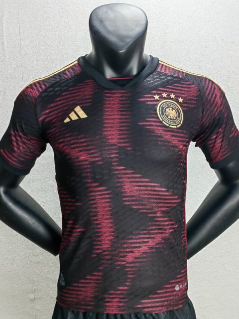 2022 World Cup Player Version Germany Soccer Jersey Away