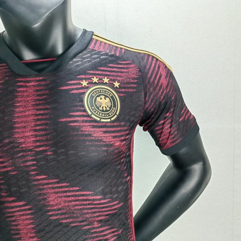 2022 World Cup Player Version Germany Soccer Jersey Away - Image 5