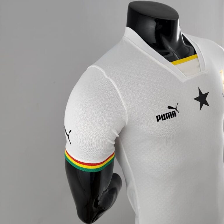 2022 World Cup Player Version Ghana Soccer Jersey Home - Image 5