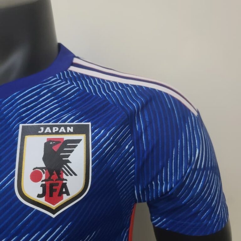 2022 World Cup Player Version Japan Soccer Jersey Home - Image 4