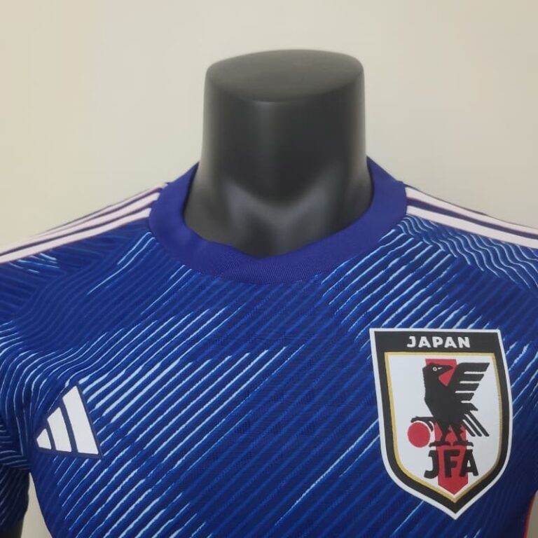 2022 World Cup Player Version Japan Soccer Jersey Home - Image 3