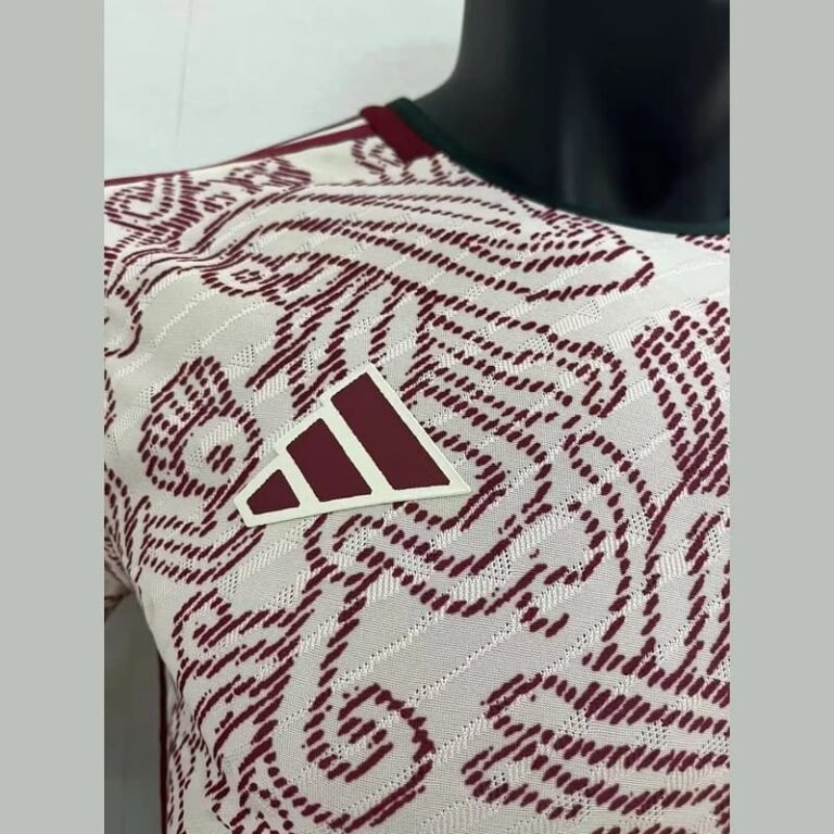 2022 World Cup Player Version Mexico Soccer Jersey Away - Image 7