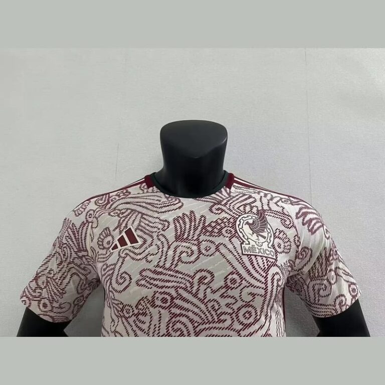 2022 World Cup Player Version Mexico Soccer Jersey Away - Image 6