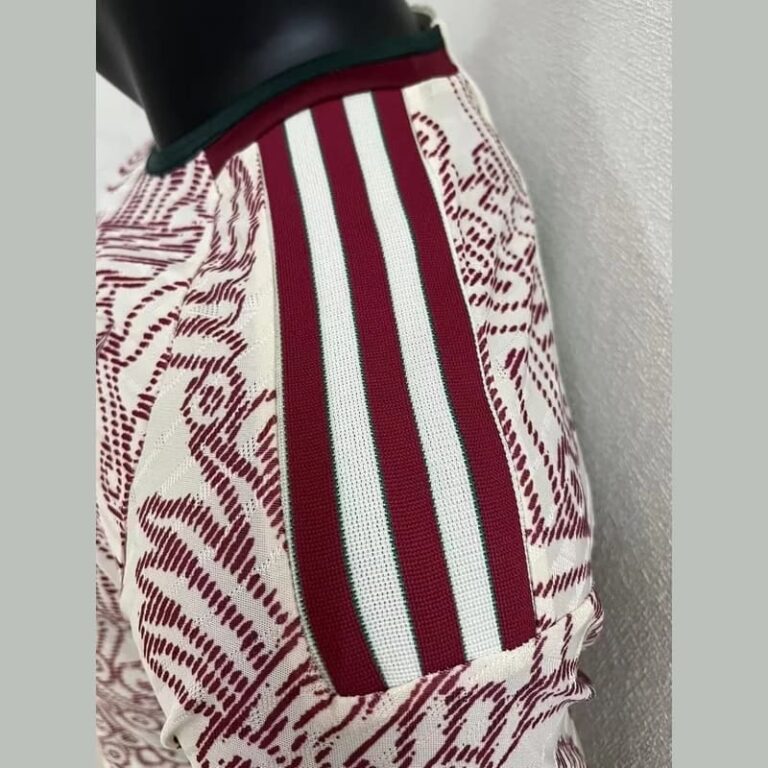 2022 World Cup Player Version Mexico Soccer Jersey Away - Image 3