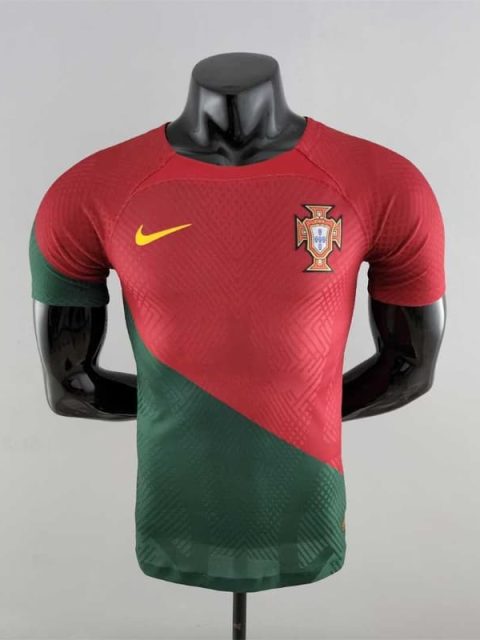 2022 World Cup Player Version Portugal Soccer Jersey Home
