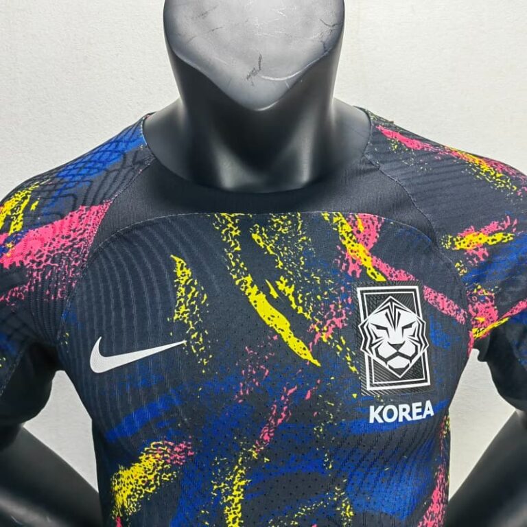 2022 World Cup Player Version South Korea Soccer Jersey Away - Image 4