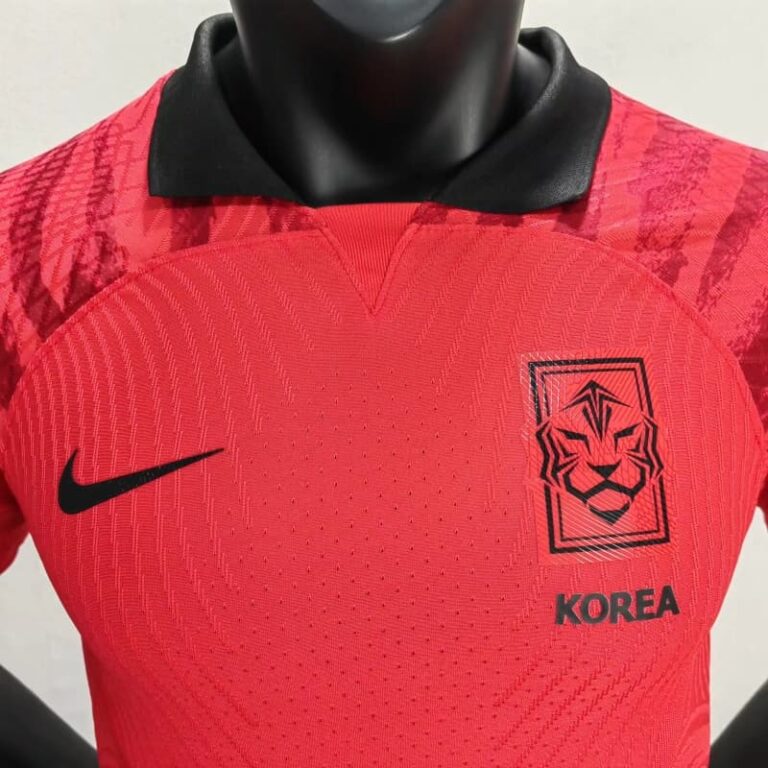 2022 World Cup Player Version South Korea Soccer Jersey Home - Image 5