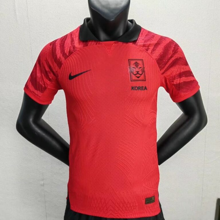 2022 World Cup Player Version South Korea Soccer Jersey Home