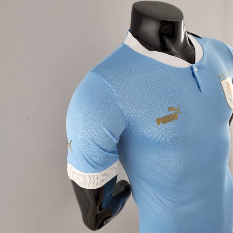 2022 World Cup Player Version Uruguay Soccery Jersey home - Image 8