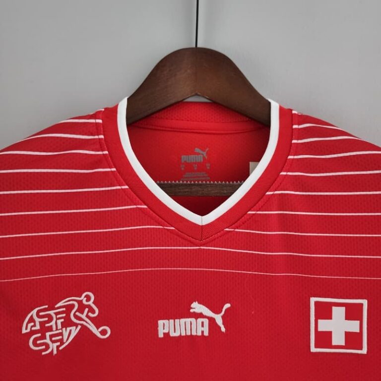 2022 World Cup Switzerland Soccer Jersey Home - Image 3